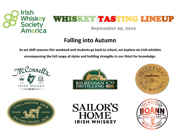 IWSA Tasting Lineup- Falling Into Autumn