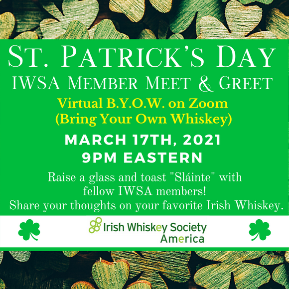 IWSA Saint Patrick's Day Member Toast